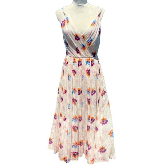 💚 Jason Wu Floral Silk Dress size 4 - Picture 3 of 6